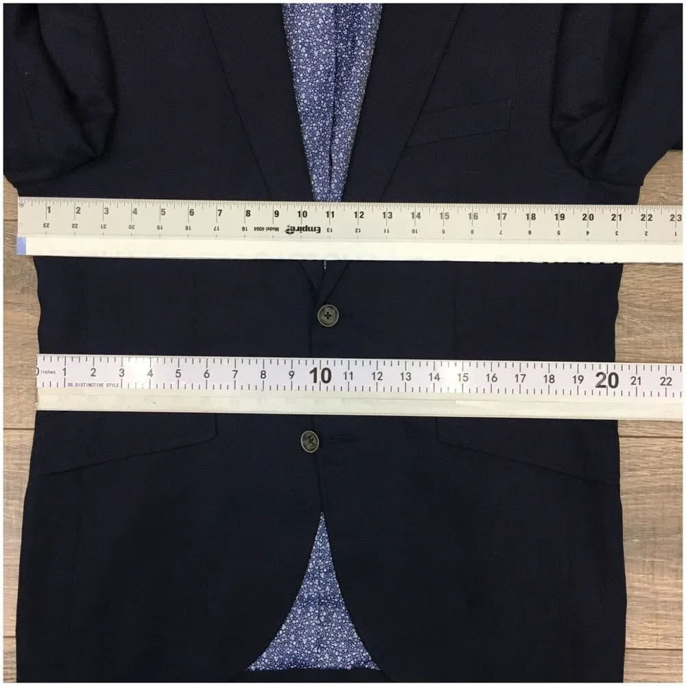 JOSEPH ABBOUD Mens Blazer Sport Coat Casual Jacket Size M‎ ( 40R ) Blue Suit